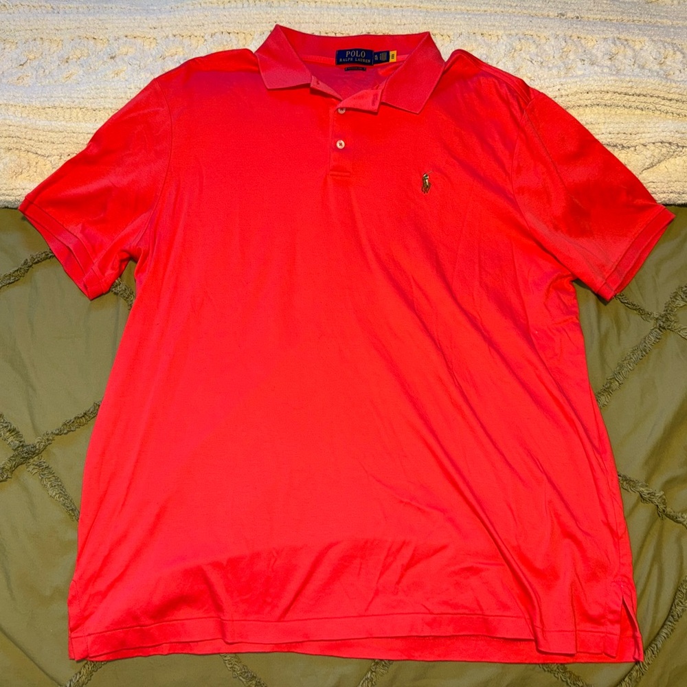 Polo by Ralph Lauren Men's Vibrant Coral Polo Shirt